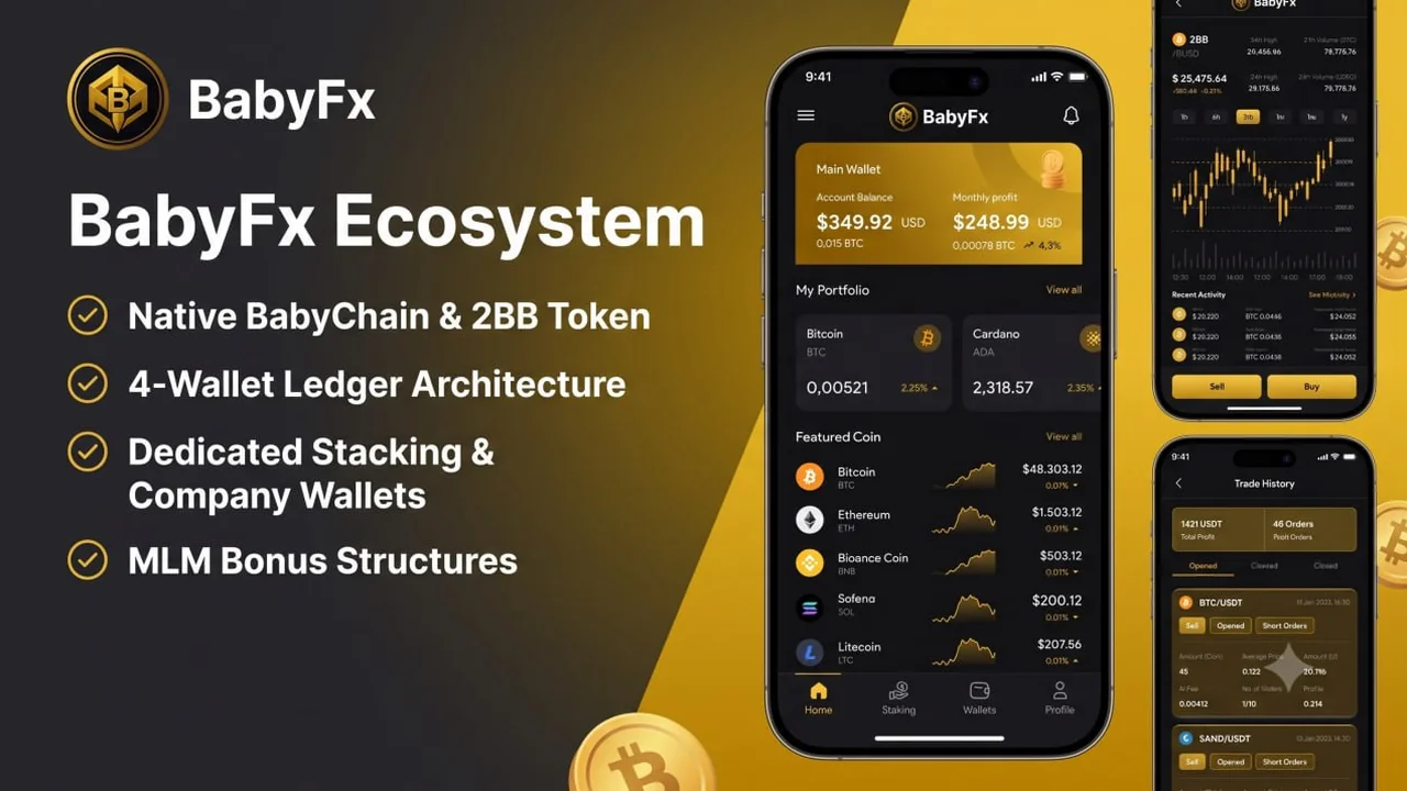 BabyFx Ecosystem — mobile app, native chain, and 2BB token